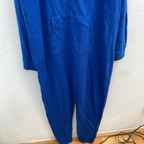 Golden State Warriors NBA Large Big Tall Blue Hooded Onepiece Adult New Mens - Picture 3 of 9